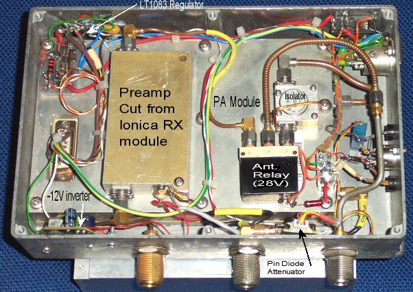 portable 9cm amplifier inside